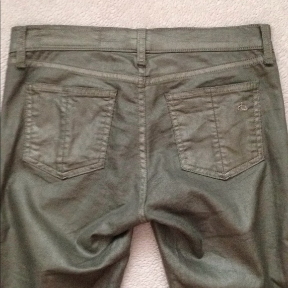 ๐HP X2๐Rag & Bone Metallic Coated Skinny Jeans - Picture 6 of 8